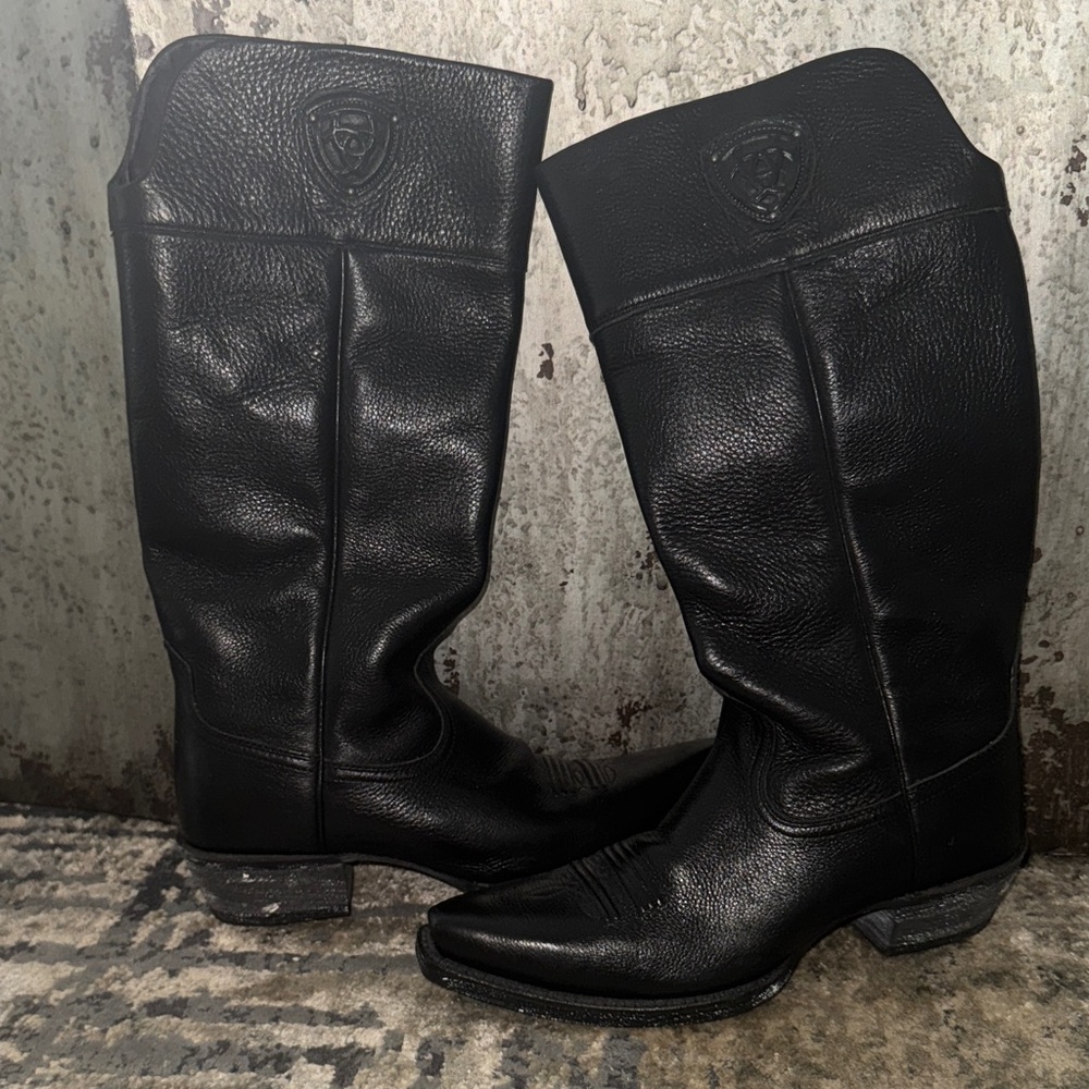 Source Unknown Black Heeled Boots